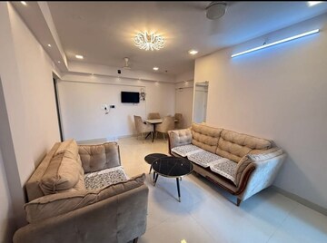 Living Room in 3 BHK Apartment at Hubtown Hillcrest, Andheri East – for Rent