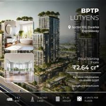 2 BHK Apartment – Exterior View View at BPTP Amstoria, Sector 102 - for Sale