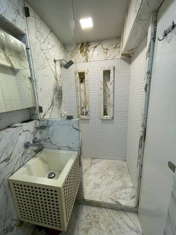 Bathroom in 2 BHK Apartment at Kailash Tower Nalasopara, Nalasopara East – for Rent