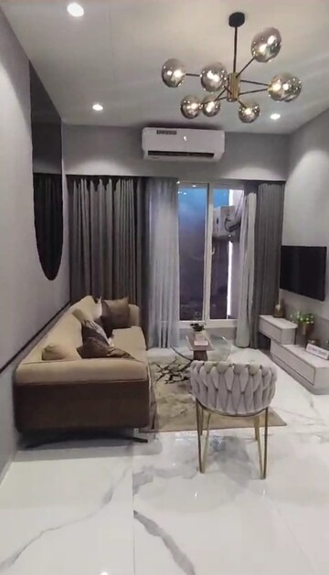 Living Room in 1 BHK Apartment at Ruparel Premia, Mulund West – for Sale