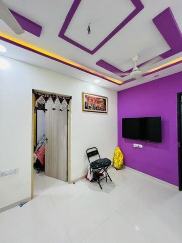 Master Bedroom in 1 BHK Apartment at Agarwal Vrindavan Gardens, Vasai East – for Rent