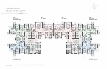 Master Plan in 3 BHK Apartment at Raheja Imperia, Worli – for Sale