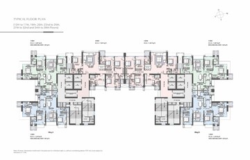 Master Plan in 3 BHK Apartment at Raheja Imperia, Worli – for Sale