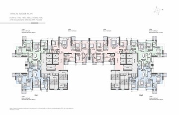 Master Plan in 3 BHK Apartment at Raheja Imperia, Worli – for Sale