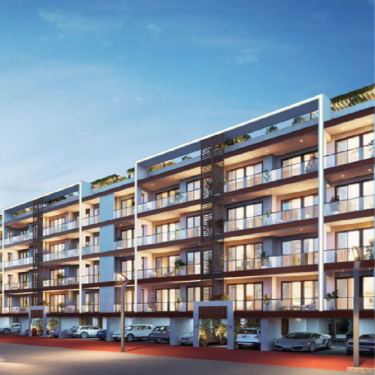 Exterior View, adani-samsara-ivana 4 Bedroom 2400 Sq.Ft. Builder Floor In Sector 63 Gurgaon 8049627