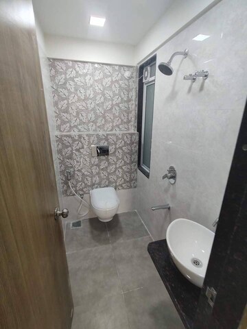 Bathroom in 1 BHK Apartment at Mehta Harmony, Vasai East – for Rent