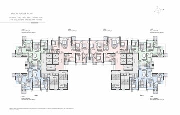 Master Plan in 3 BHK Apartment at Raheja Imperia, Worli – for Sale