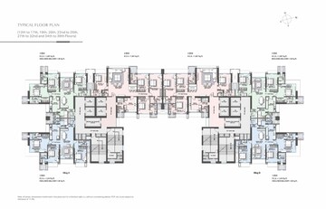 Master Plan in 3 BHK Apartment at Raheja Imperia, Worli – for Sale