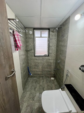 Bathroom in 1 BHK Apartment at Paranjape Trident C D, Wakad – for Rent