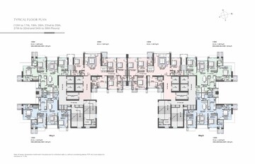Master Plan in 3 BHK Apartment at Raheja Imperia, Worli – for Sale