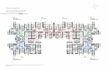 Master Plan in 3 BHK Apartment at Raheja Imperia, Worli – for Sale