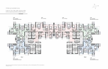 Master Plan in 3 BHK Apartment at Raheja Imperia, Worli – for Sale