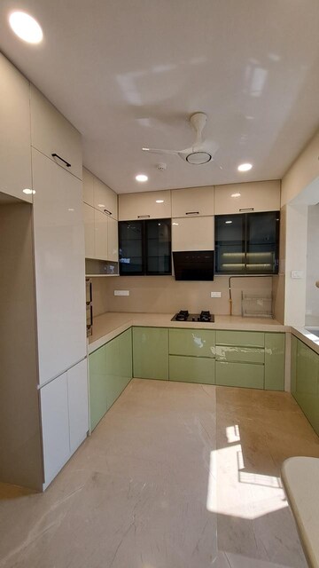 Kitchen in 3 BHK Apartment at Soham Crystal Spires, Ghodbunder Road – for Rent