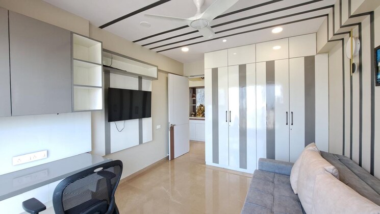 Living Room, soham-crystal-spires 3 Bedroom 1349 Sq.Ft. Apartment In Ghodbunder Road Thane 8049753