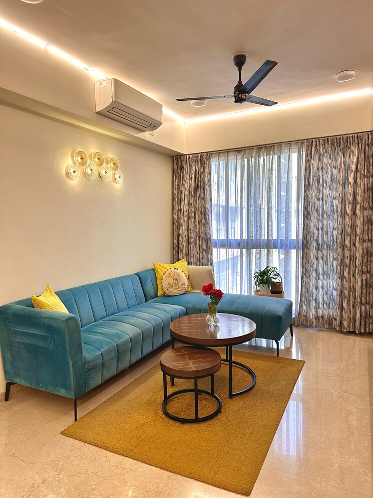 Living Room, lodha-sterling 2 Bedroom 760 Sq.Ft. Apartment In Kolshet Road Thane 8049777