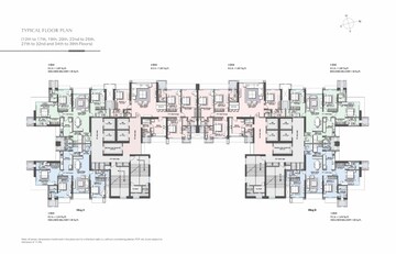 Master Plan in 3 BHK Apartment at Raheja Imperia, Worli – for Sale