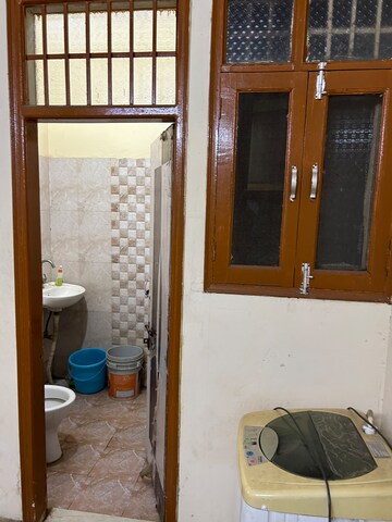 Bathroom in 2 BHK Builder Floor at Vasundhara Sector 13 – for Rent