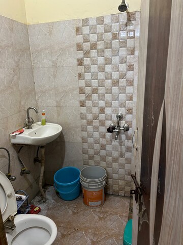 Bathroom in 2 BHK Builder Floor at Vasundhara Sector 13 – for Rent