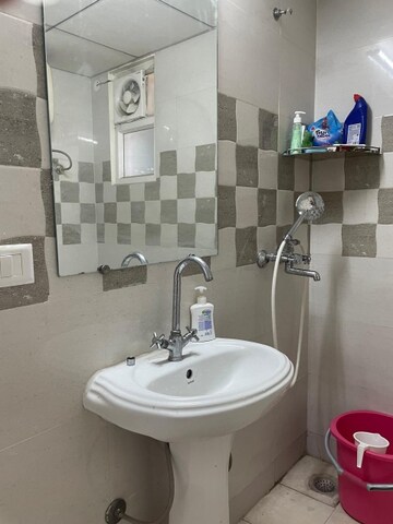 Bathroom in 3 BHK Apartment at ABA Cherry County, Tech Zone 4 Greater Noida – for Rent