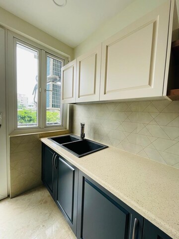 Kitchen in 4 BHK Builder Floor at Ansal Sushant Lok I, Sector 43 – for Sale