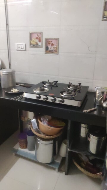 Kitchen in 1 BHK Apartment at Gokuldham Complex, Goregaon East – for Rent