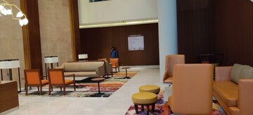 Living Room in 3 BHK Apartment at LnT Raintree Boulevard, Hebbal – for Rent