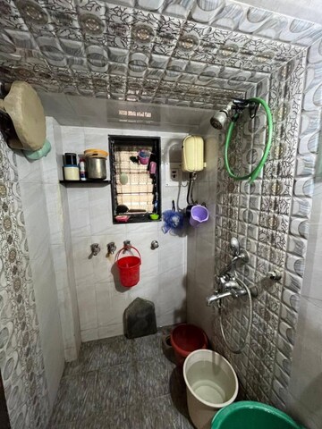 Bathroom in 2 BHK Apartment at Jeenaam Adiraj Ascent , Nalasopara East – for Rent