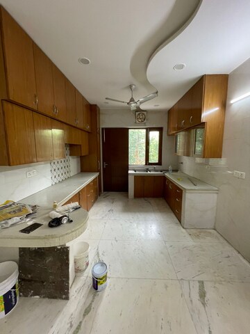 Kitchen in 3 BHK Builder Floor at Ansal Sushant Lok I, Sector 43 – for Rent