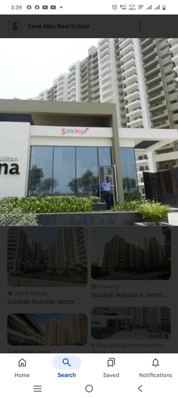 3 BHK Apartment – Exterior View View at Gulshan Ikebana, Sector 143 - for Sale