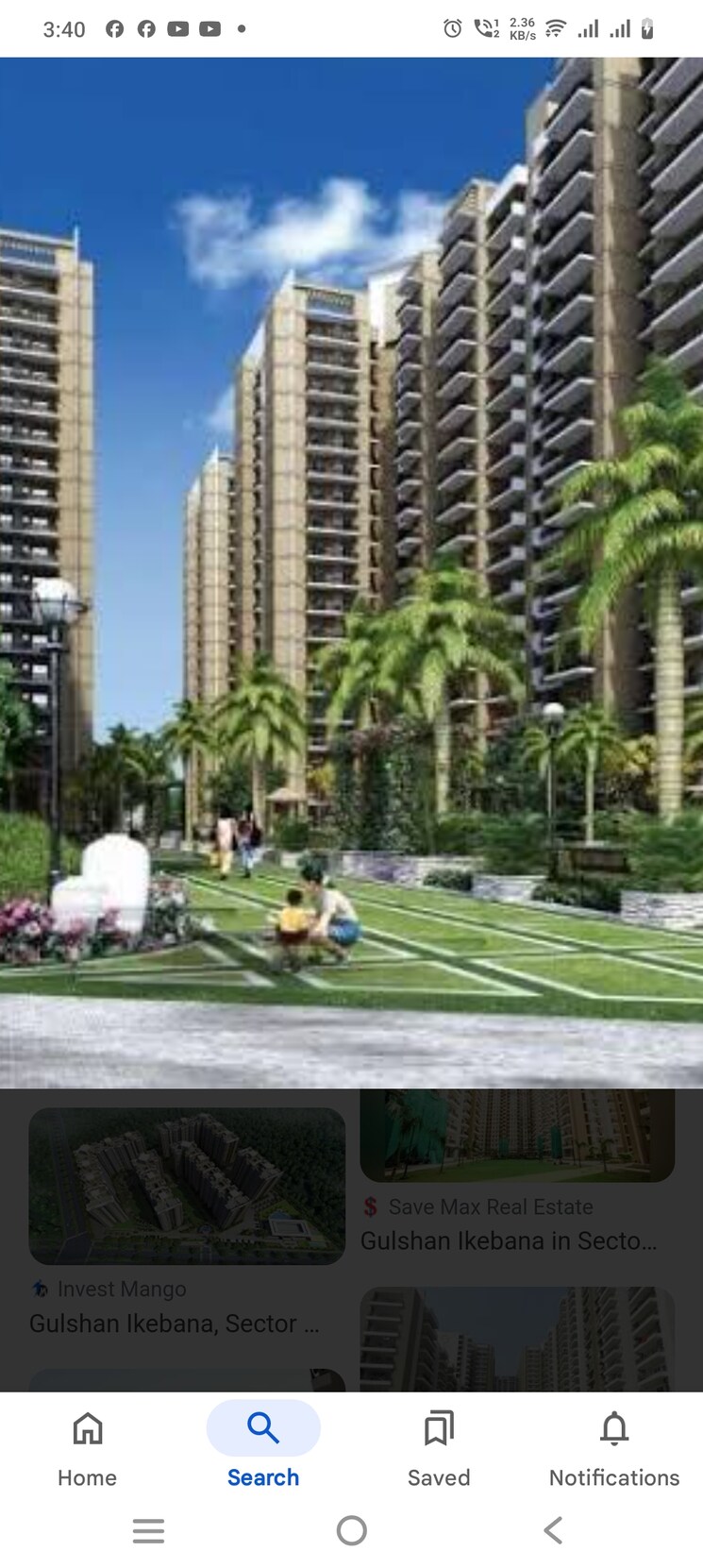 Exterior View, gulshan-ikebana 3 Bedroom 1995 Sq.Ft. Apartment In Sector 143 Noida 8050018