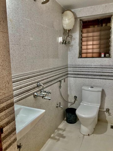 Bathroom in 3 BHK Apartment at Happy Valley, Manpada – for Rent