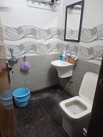 Bathroom in 2 BHK Builder Floor at Niti Khand I – for Rent