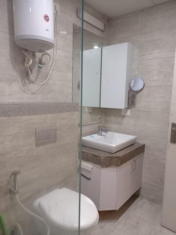 Bathroom in 2 BHK Apartment at Shapoorji Pallonji Joyville Gurgaon, Sector 102 – for Rent