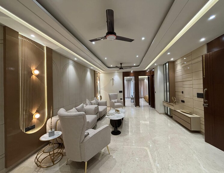 Living Room, maya-homes 4 Bedroom 2200 Sq.Ft. Builder Floor In Indrapuram Ghaziabad 8050659