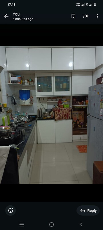 Kitchen in 1 BHK Apartment at Goel Ganga Cypress, Tathawade – for Rent