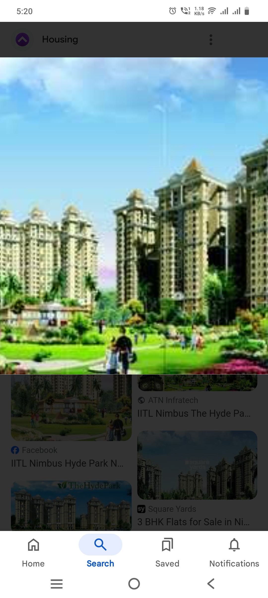 4 BHK + Servant Room,Study Room Apartment For Sale in Nimbus The Hyde park
