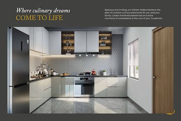 Kitchen in 3 BHK Apartment at Ananda The Legacey, Manikonda – for Sale