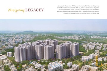 3 BHK Apartment – Exterior View View at Ananda The Legacey, Manikonda - for Sale