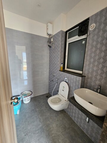 Bathroom in 2 BHK Apartment at Ashar Axis, Subhash Nagar – for Rent