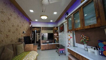 Living Room in 1 BHK Apartment at RNA NG Canary, Mira Road – for Sale