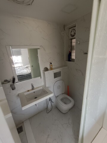 Bathroom in 3 BHK Apartment at Sanpada – for Rent