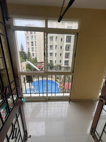 Balcony in 3 BHK Apartment at S Balan Meenakshi Classic, Hsr Layout – for Rent
