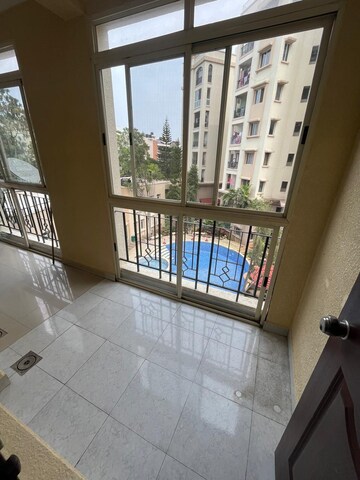 Balcony in 3 BHK Apartment at S Balan Meenakshi Classic, Hsr Layout – for Rent