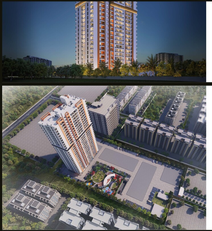 Exterior View, shubharambh-clara 3 Bedroom 1108 Sq.Ft. Apartment In Ravet Pune 8051159