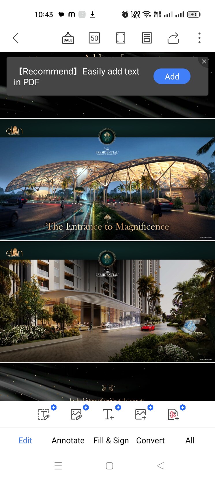 Exterior View, elan-the-presidential 5 Bedroom 4095 Sq.Ft. Apartment In Sector 106 Gurgaon 8051182