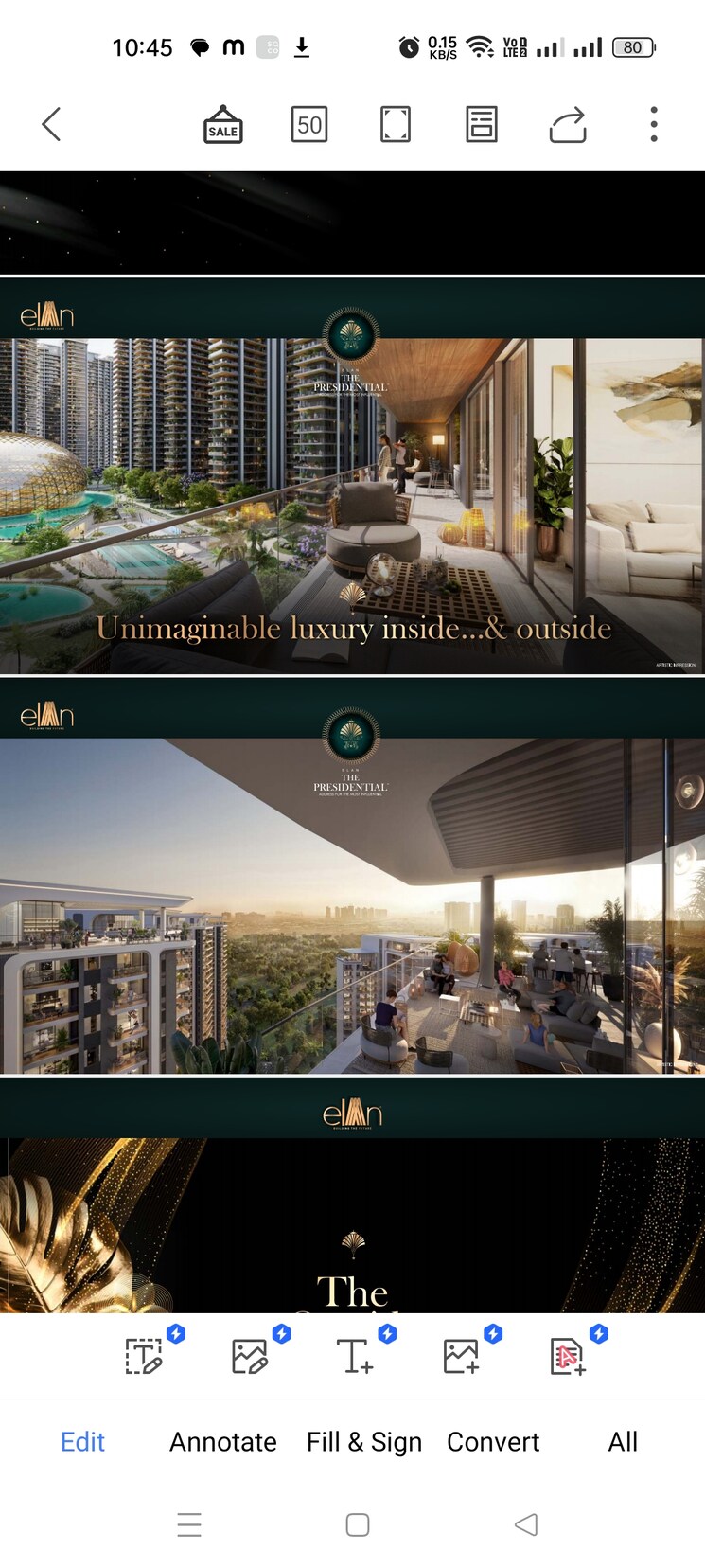 Exterior View, elan-the-presidential 5 Bedroom 4095 Sq.Ft. Apartment In Sector 106 Gurgaon 8051182