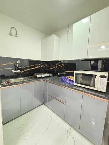 Kitchen in 1 BHK Apartment at Palm Residency Chhatarpur, Chattarpur – for Rent