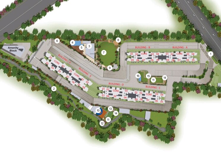 Master Plan, paranjape-trident-towers 2 Bedroom 702 Sq.Ft. Apartment In Wakad Pune 8051321