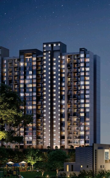 2 BHK Apartment – Exterior View View at Paranjape Trident Towers, Wakad - for Sale