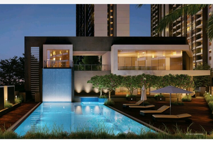 Swimming Pool, paranjape-trident-towers 2 Bedroom 731 Sq.Ft. Apartment In Wakad Pune 8051325